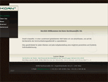 Tablet Screenshot of kornlaw.at